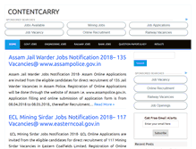 Tablet Screenshot of contentcarry.com